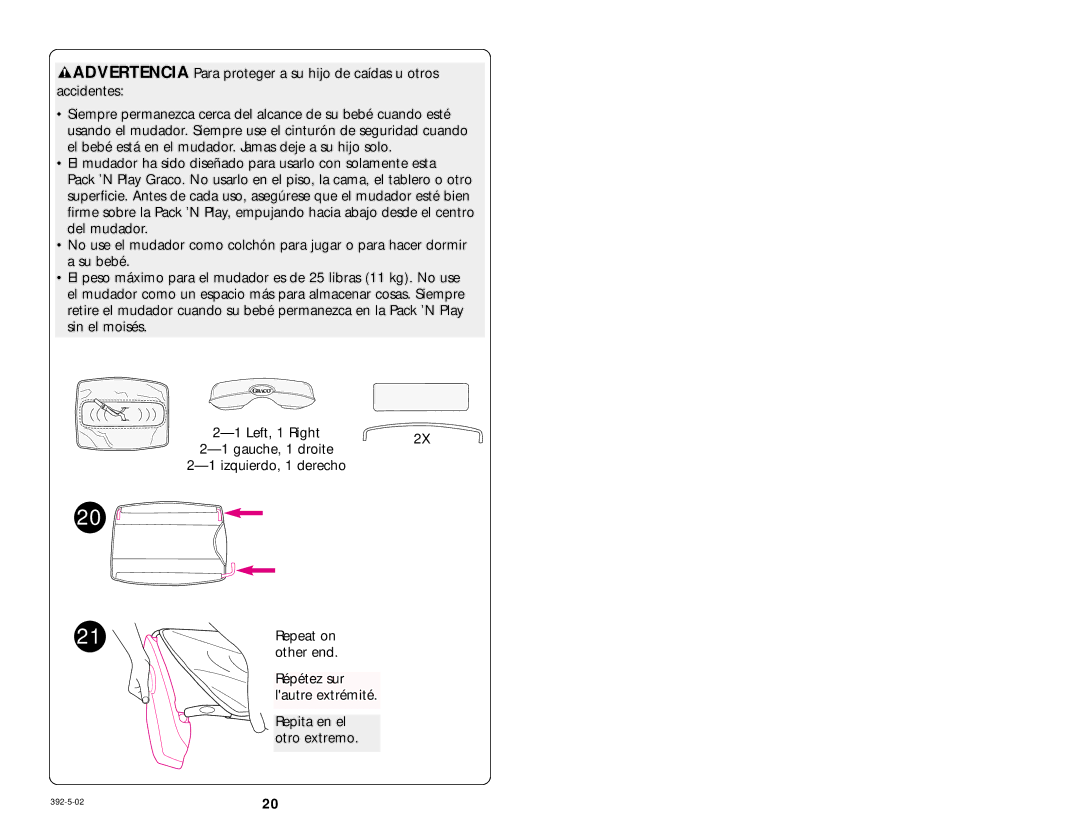 Graco 9415 manual 392-5-02 