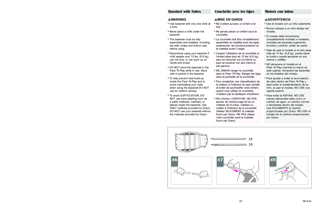 Graco 9757 manual 386-8-00 