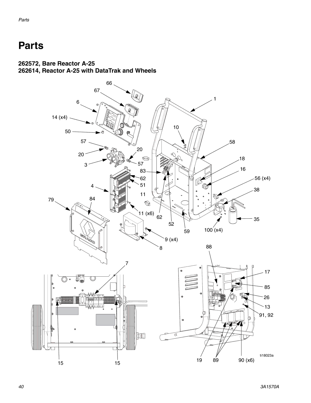 Graco A-25 important safety instructions Parts, 7984 100 888 