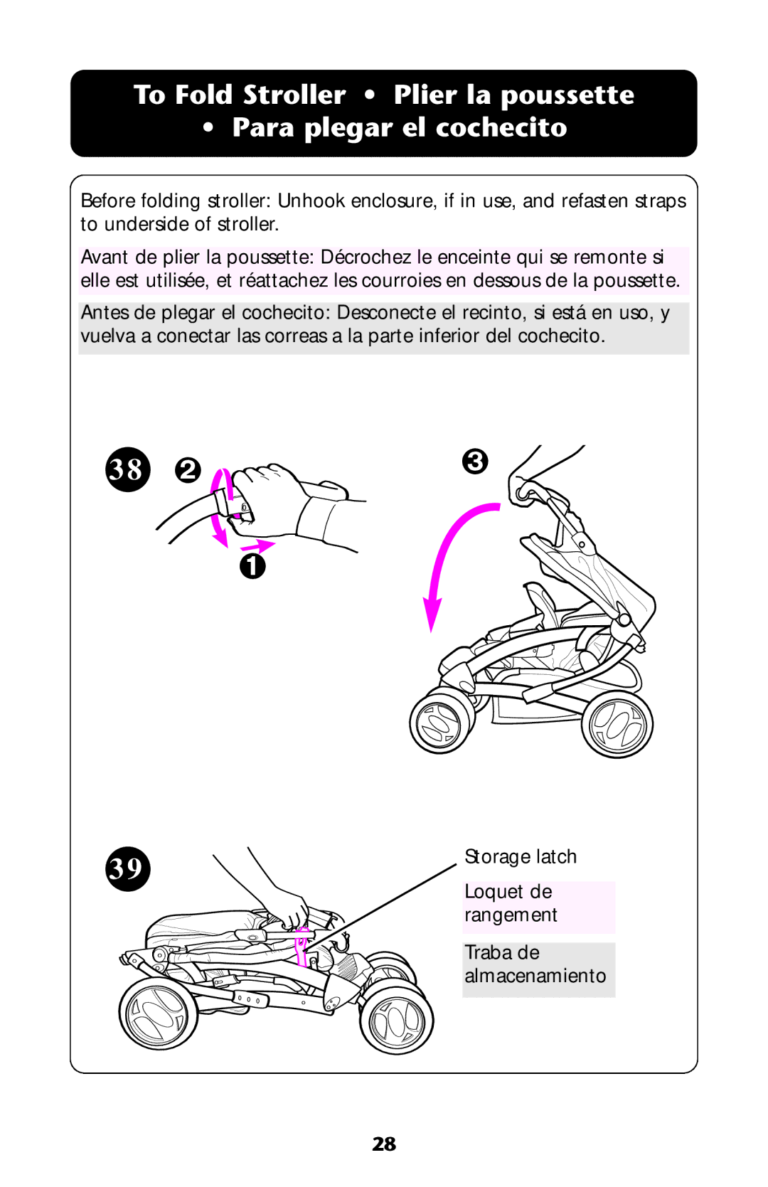 Graco Baby Accessories owner manual 38 Ë 