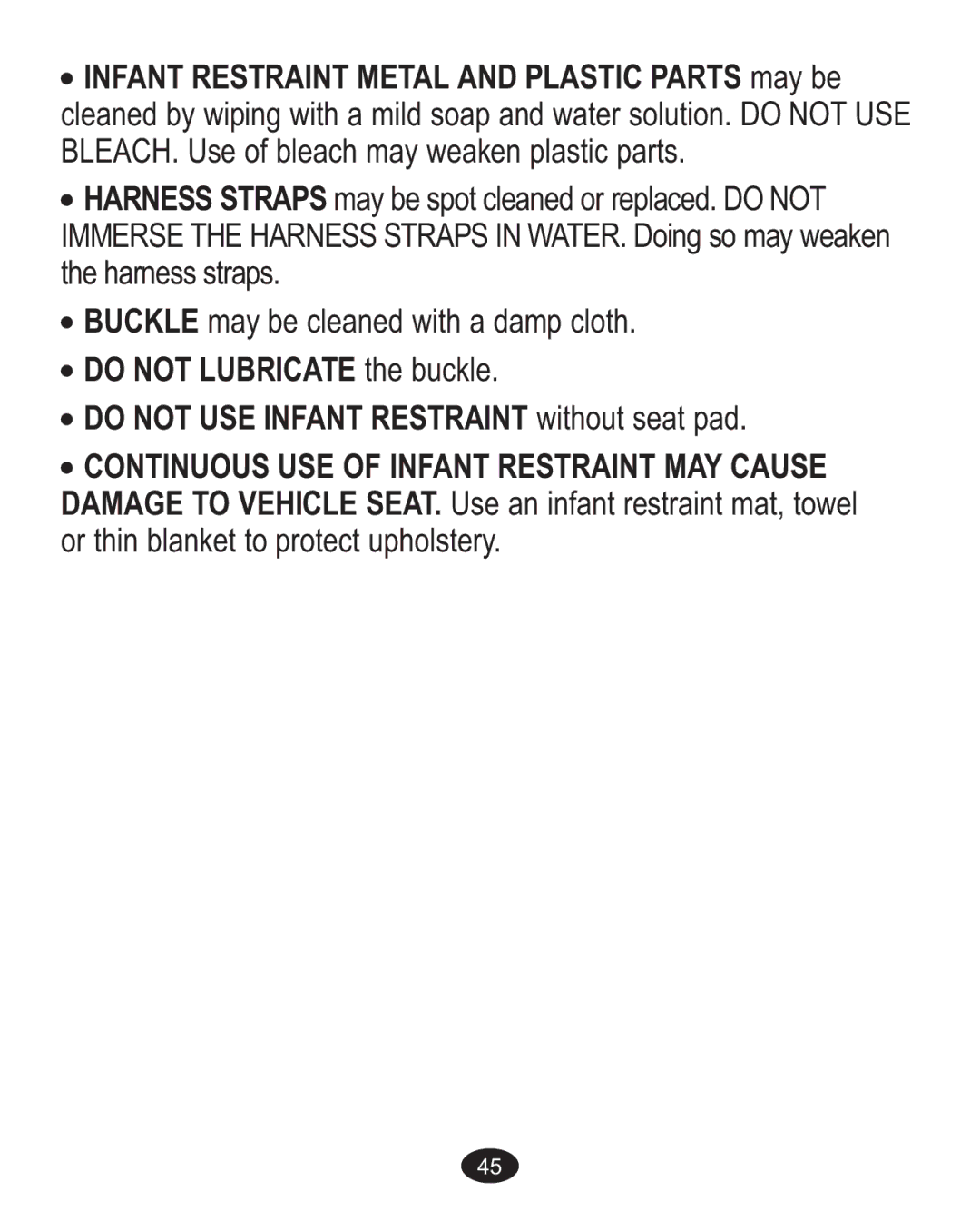 Graco Baby Accessories owner manual 