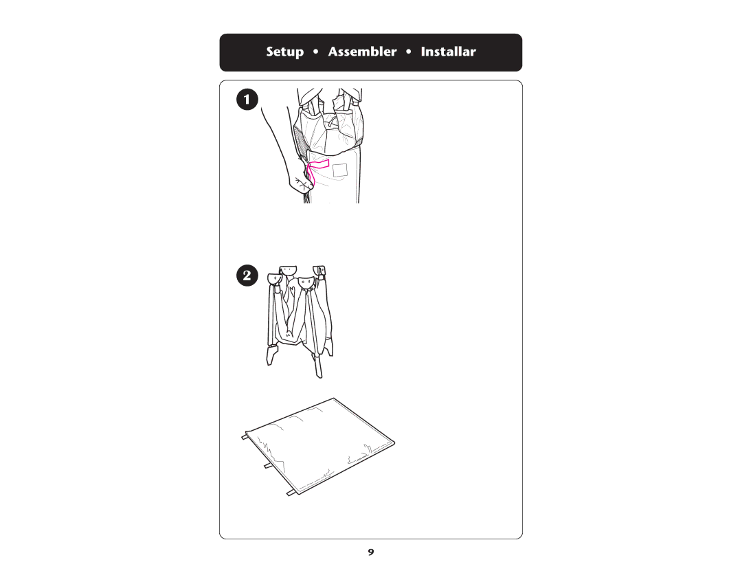 Graco Baby Playpen owner manual Setup Assembler Installar 