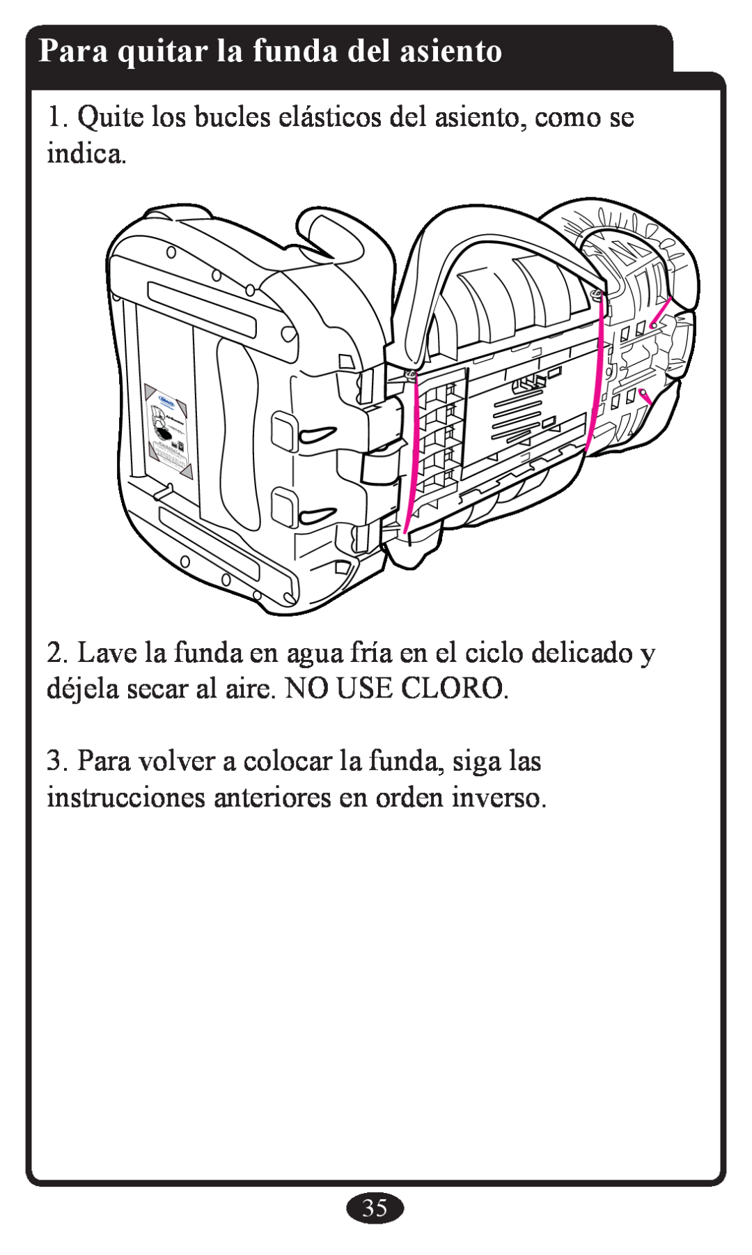 Graco Booster Seat owner manual Para quitar la funda del asiento, OwBoneosr’tserMaSenatual, Read, This, Manual 