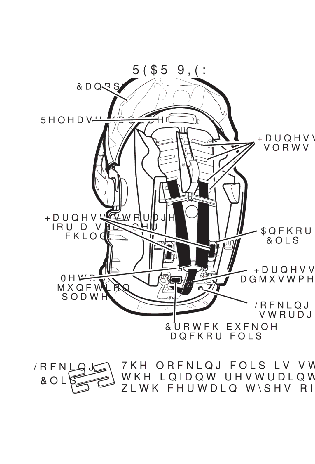 Graco CLASSIC CONNECT 30 manual $59, Rfnlqj, &Ols, UrwfkExfnoh DqfkruFols, DgmxvwphqwVwuds 