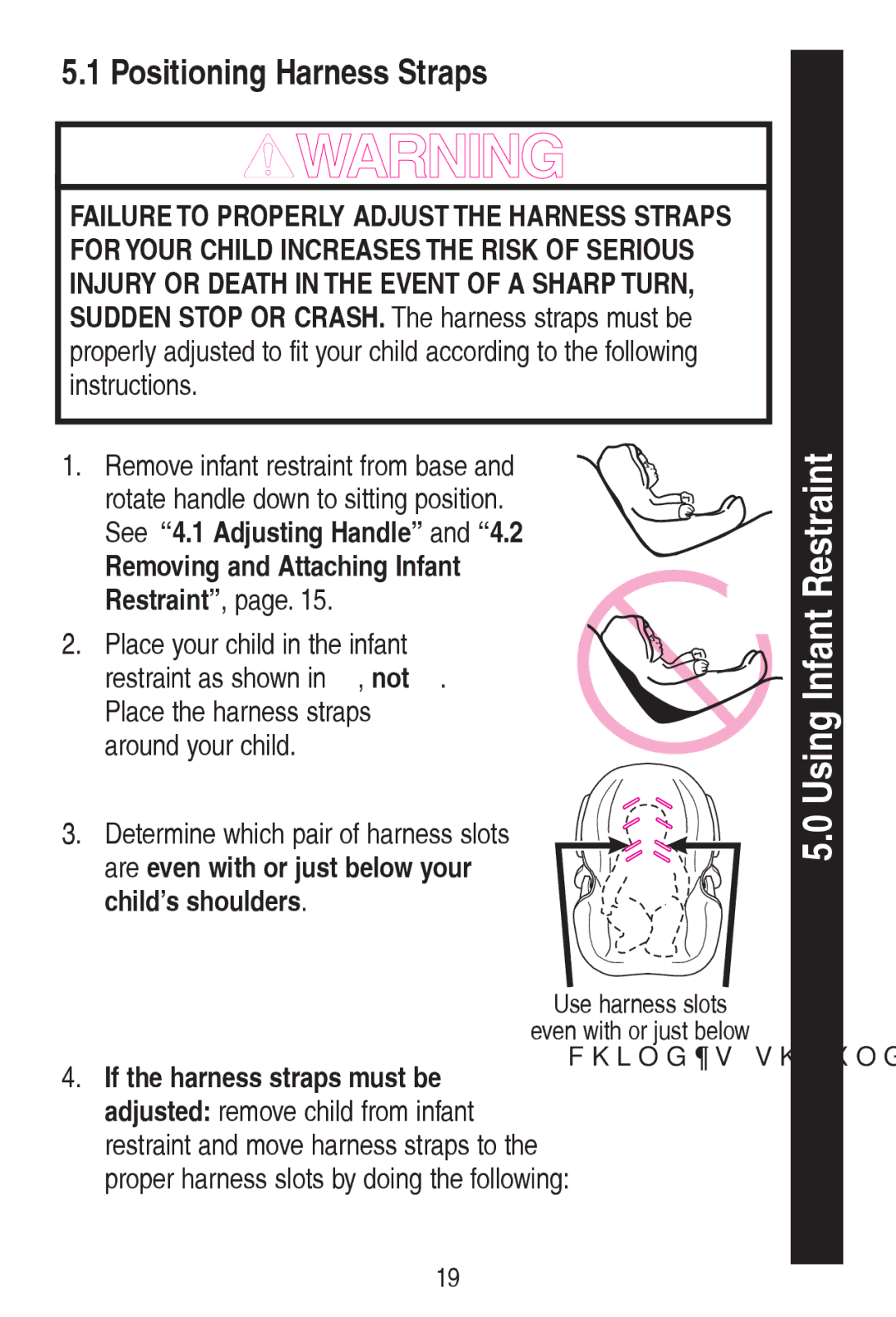 Graco CLASSIC CONNECT 30 manual Lqvwuxfwlrqv, Fklog¶VVkrxoghuv  ,IWkhKduqhvvVwudsvPxvwEh 