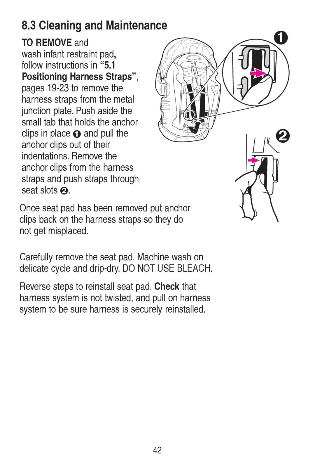 Graco CLASSIC CONNECT 30 manual &OHDQLQJDQG0DLQWHQDQFH, 725029DQG, QrwJhwPlvsodfhg 