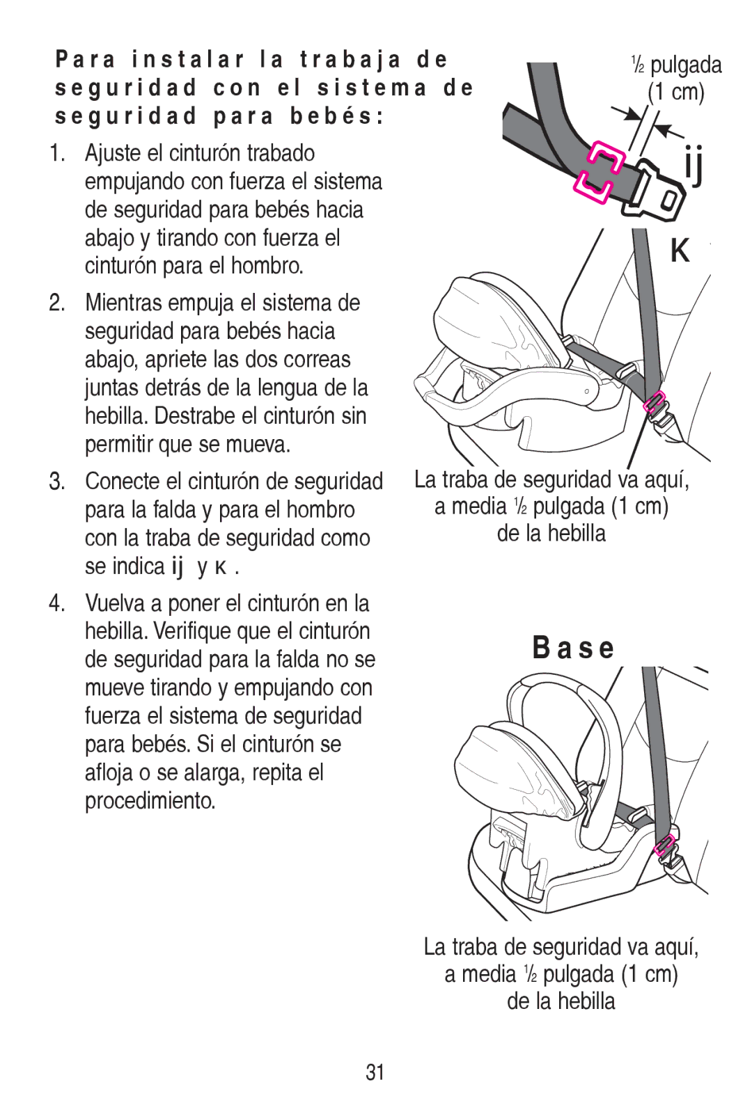 Graco CLASSIC CONNECT 30 manual 3DUDLQVWDODUODWUDEDMDGH, ShuplwluTxhVhPxhyd, Fp, Surfhglplhqwr, GhOdKhelood 