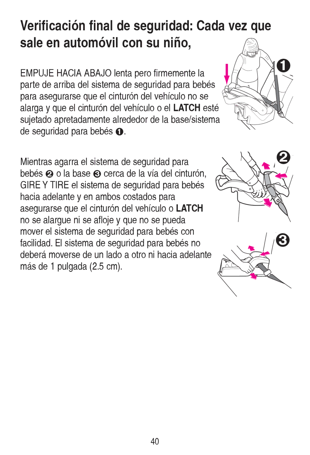 Graco CLASSIC CONNECT 30 manual GHVHJXULGDGSDUDEHEpV™ 