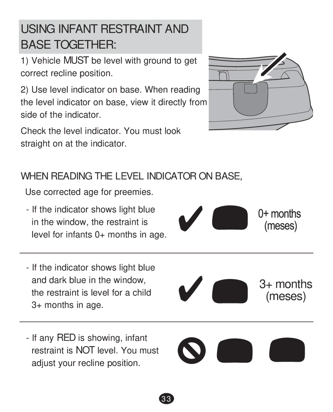 Graco PD217347A, CLICK CONNECT 35 LX manual Using Infant Restraint Base Together 