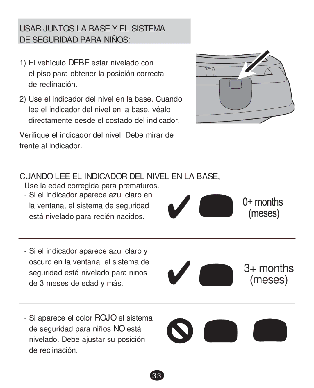 Graco PD217347A, CLICK CONNECT 35 LX manual Usar Juntos LA Base Y EL Sistema DE Seguridad Para Niños 