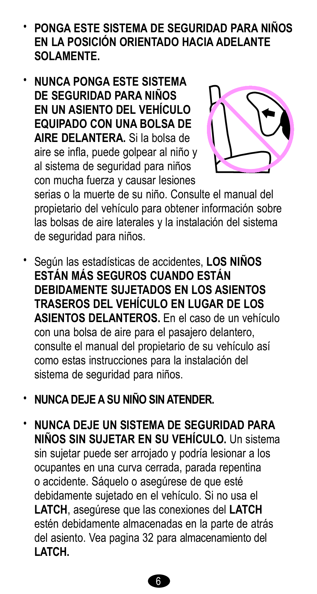 Graco CozyCline owner manual Nuncadeje a SU Niño Sinatender 