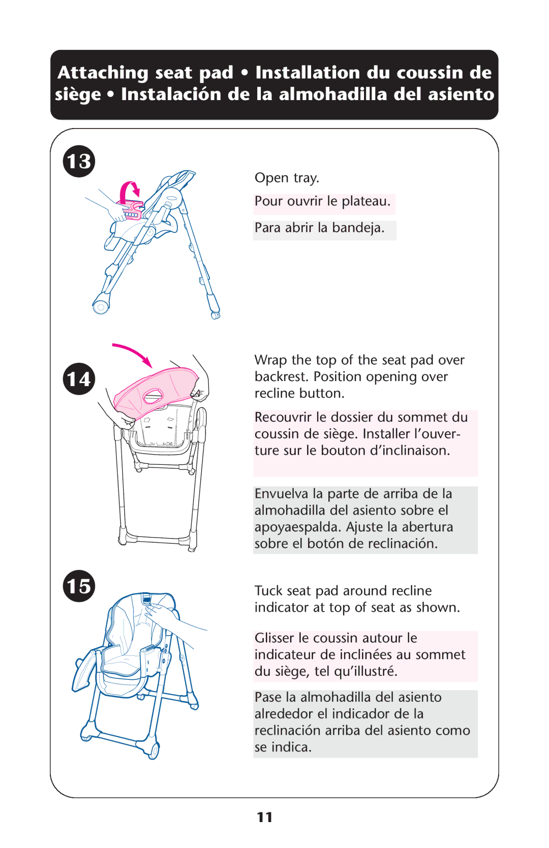 Graco CozyDinette manual 