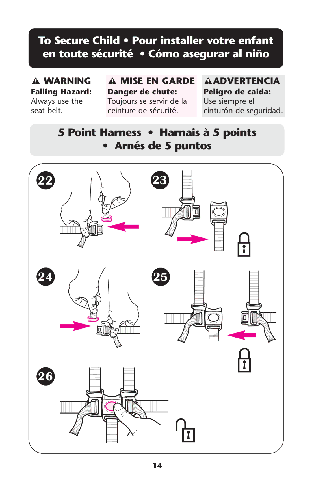 Graco CozyDinette manual 2223 2425 