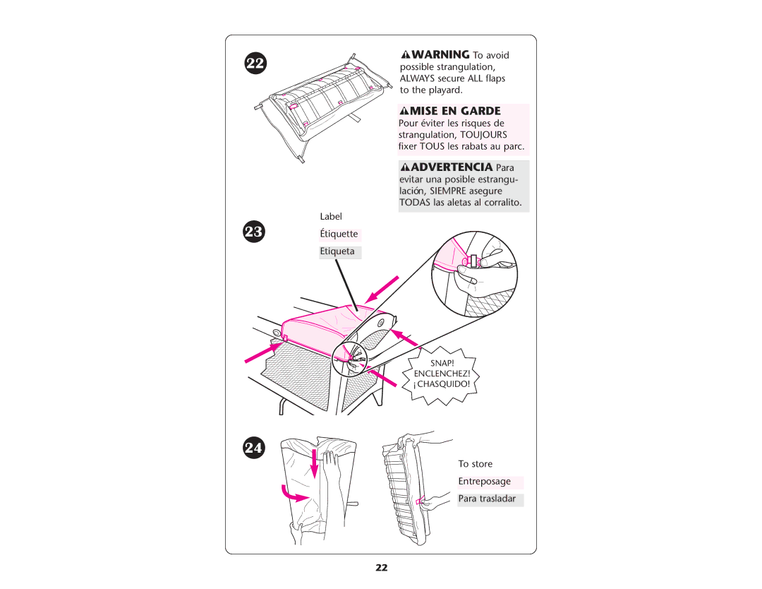 Graco Crib manual Mise EN Garde 