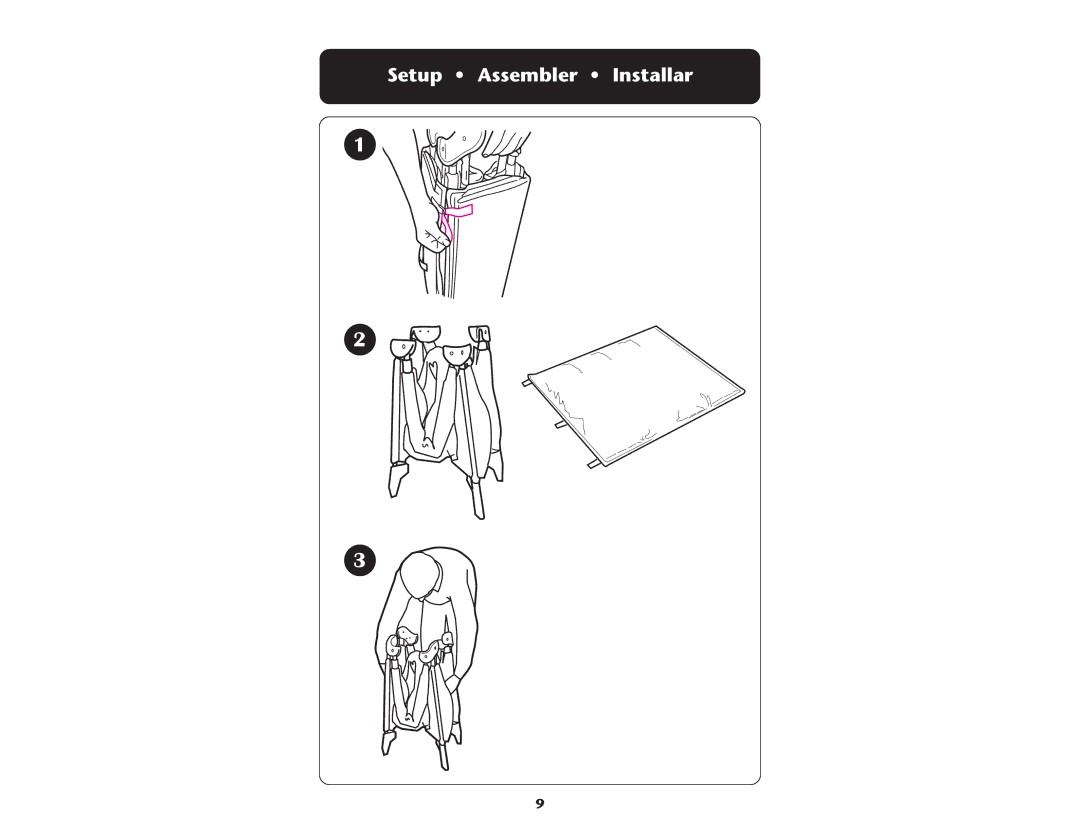 Graco Crib manual Setup Assembler Installar 