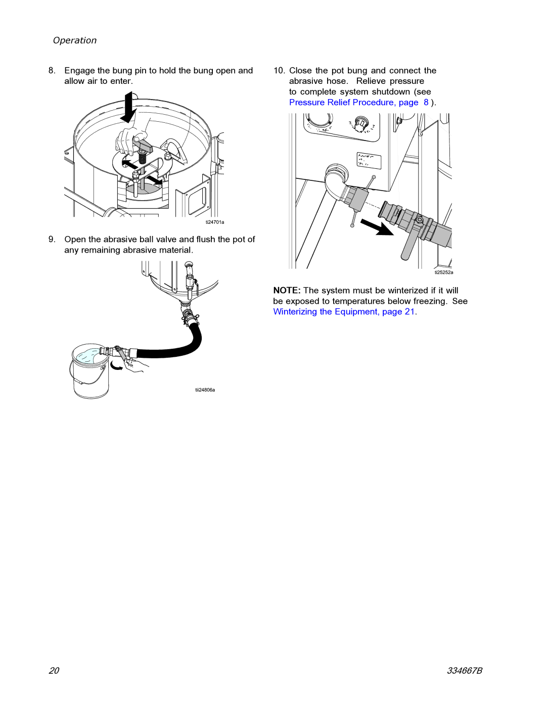 Graco EQ300C manual Operation 