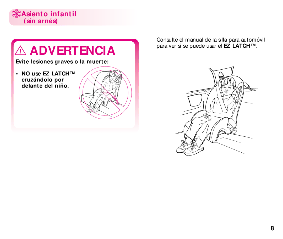 Graco EZ manual Asiento infantil 