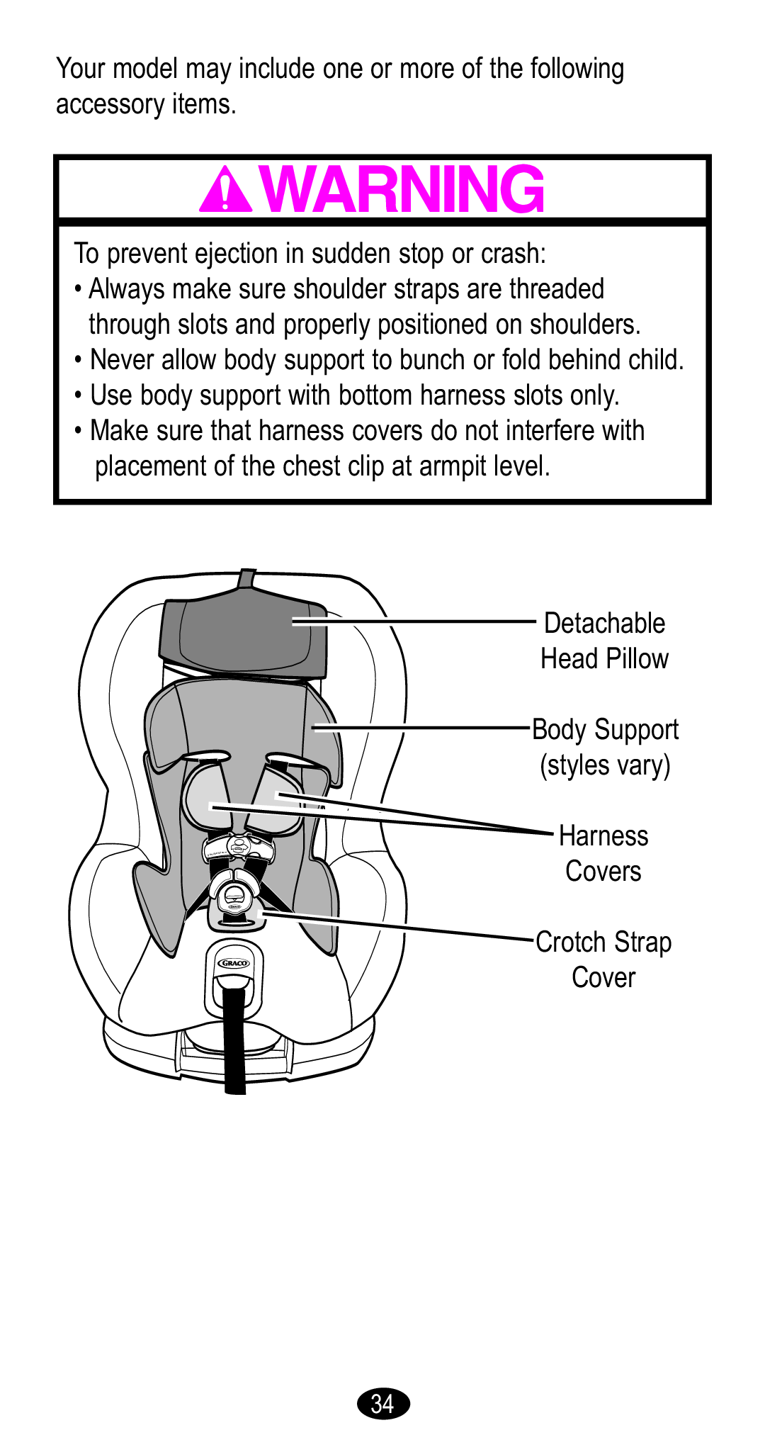 Graco Forward Facing Child Restraint manual 