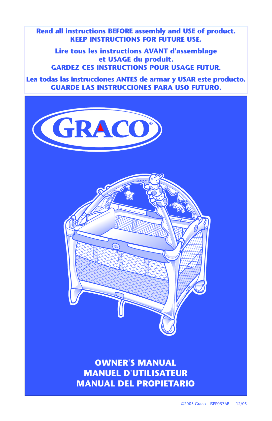 Graco Graco manual Manuel Dutilisateur Manual DEL Propietario 