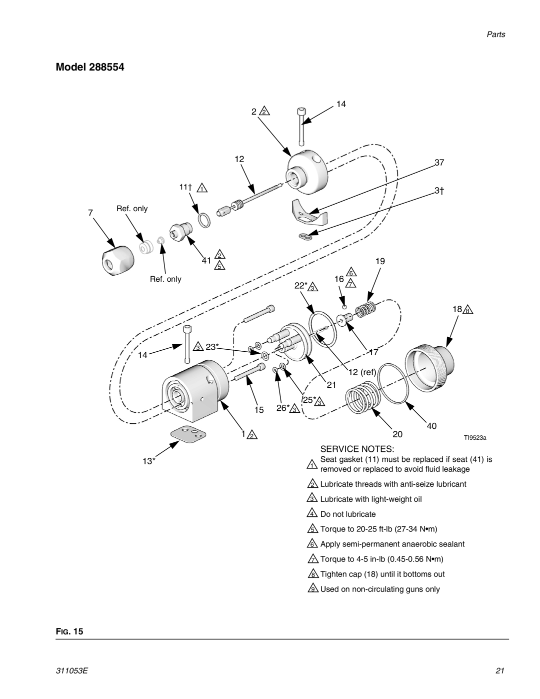 Graco Inc 288554, 311053E, 288048 important safety instructions 11† Ref. only 