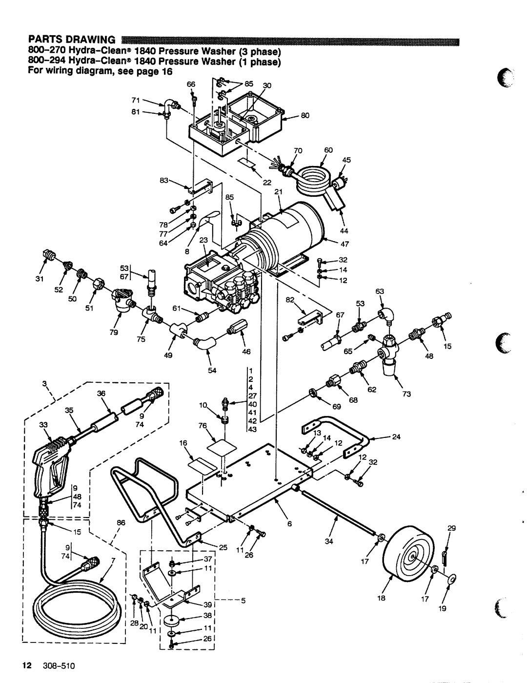 Graco Inc 3240, 308-510, 800-270, 800-294, 800-350, 800-349, 1840 manual 