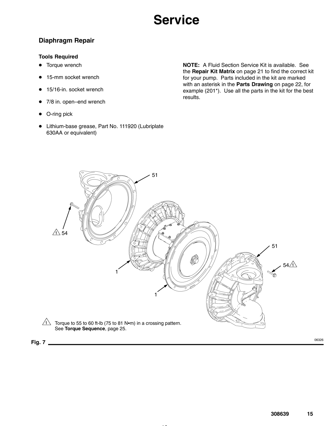 Graco Inc 308639L important safety instructions Diaphragm Repair 