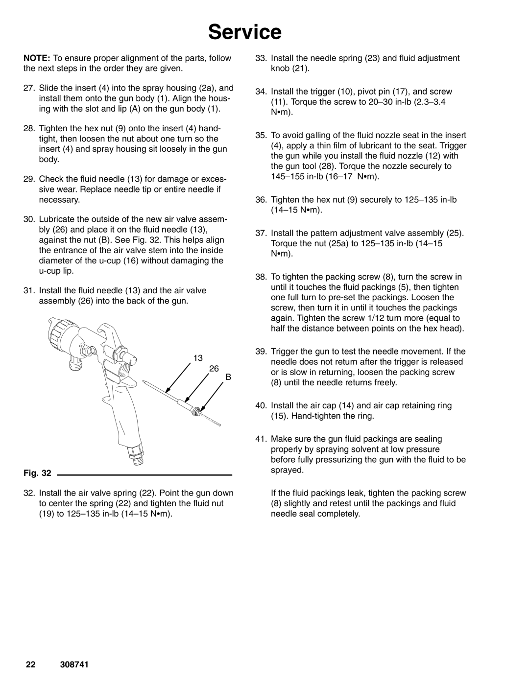 Graco Inc 308741N dimensions Service 