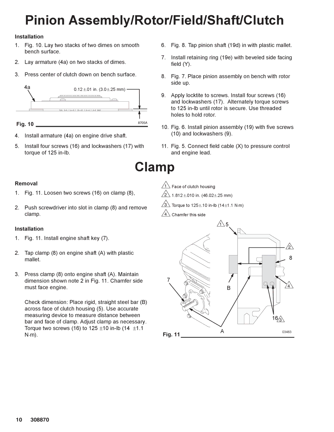 Graco Inc 308870 dimensions Clamp 