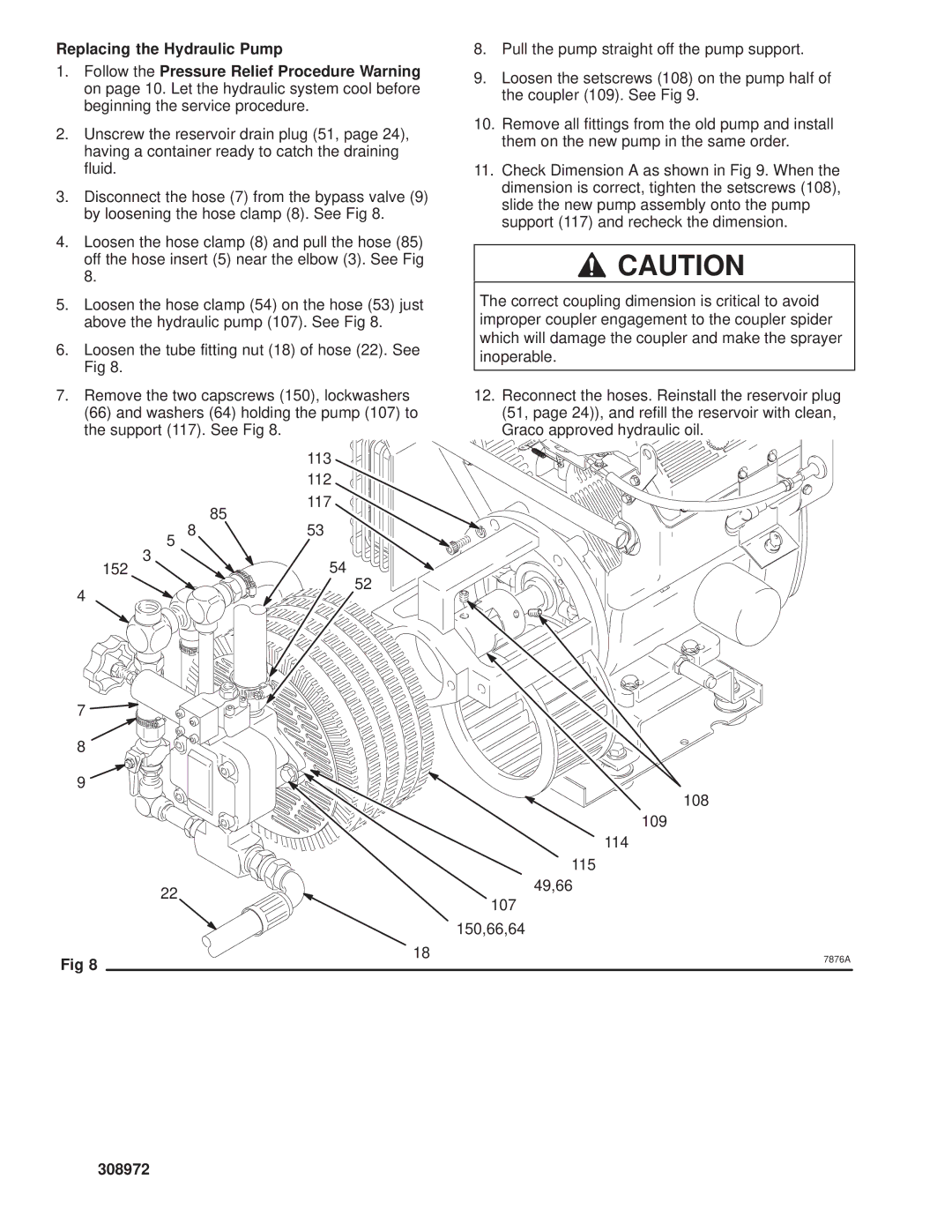 Graco Inc 308972 manual 7876A 