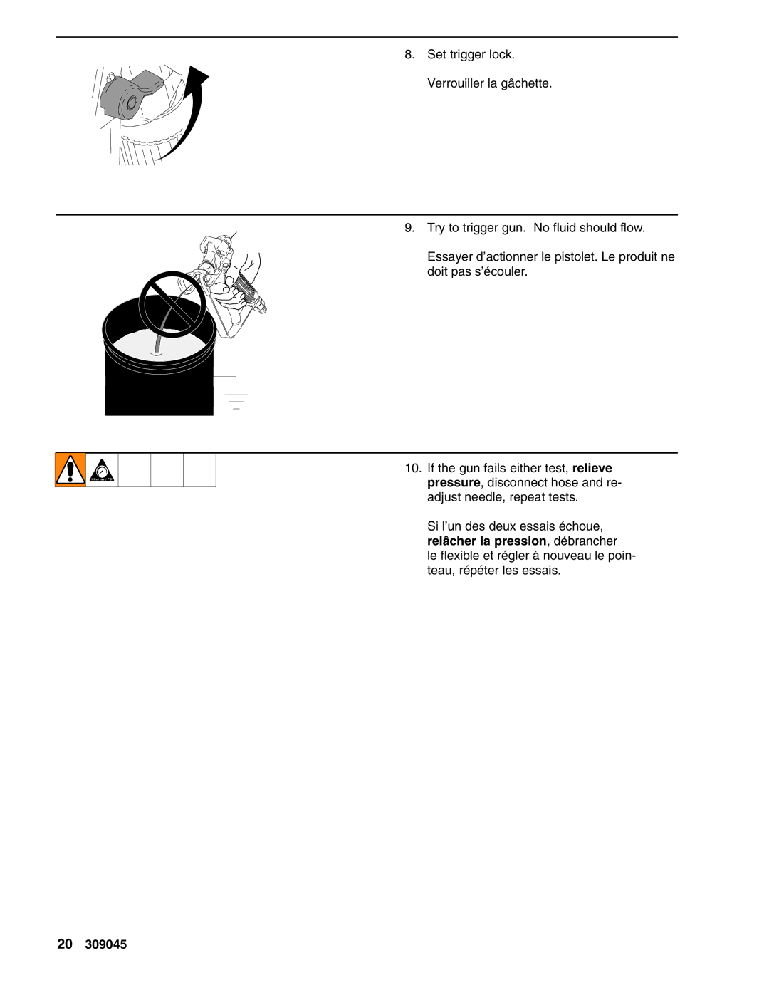 Graco Inc 309045K important safety instructions 