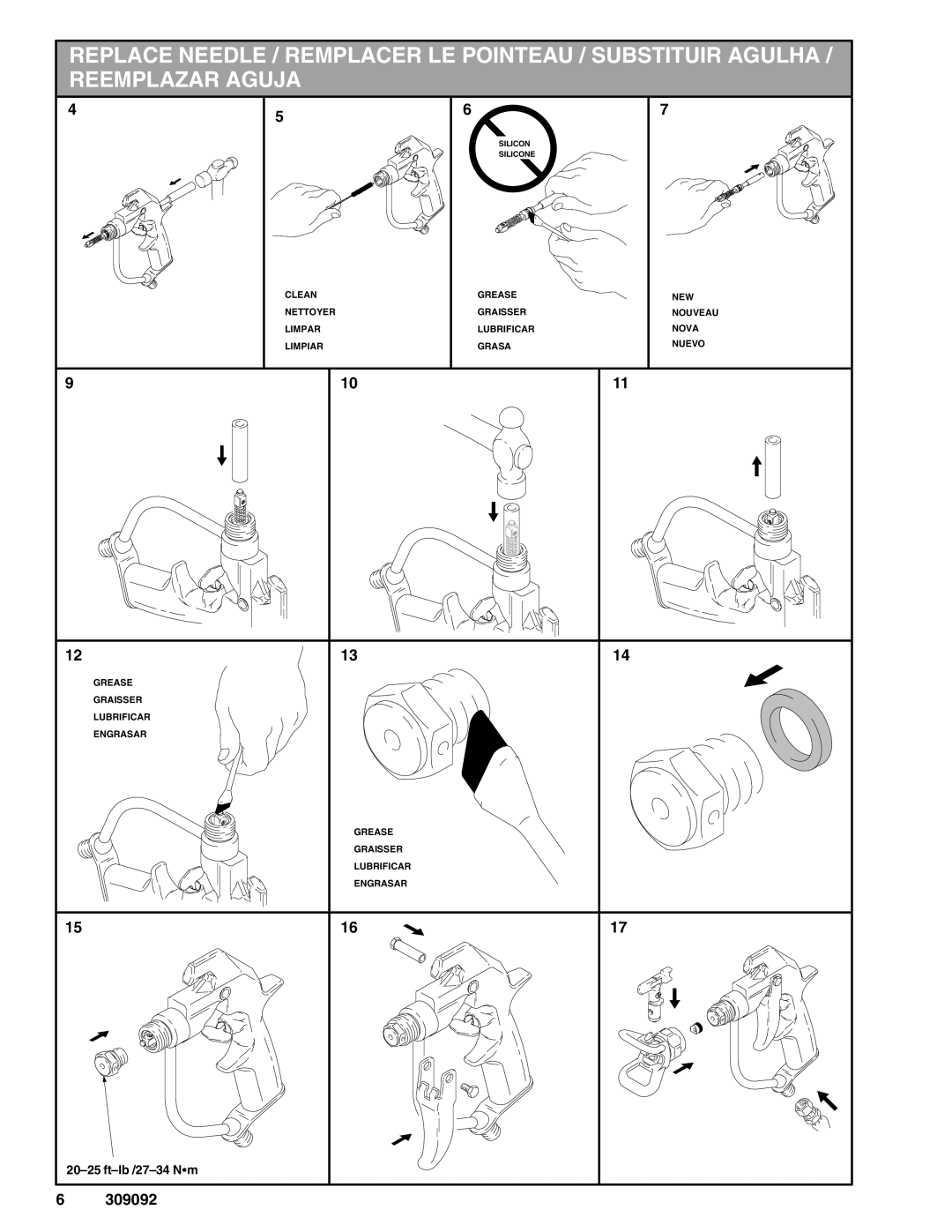 Graco Inc 309092F manual Ft-lb /27-34 NSm 