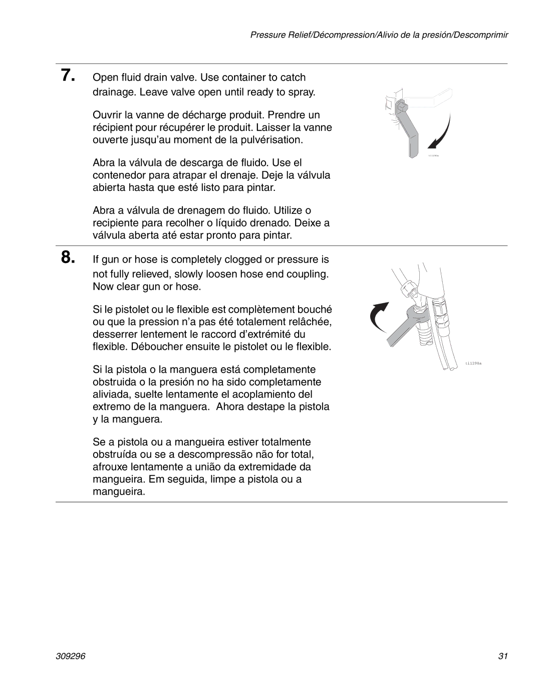 Graco Inc 309296F manual Ti1298a 