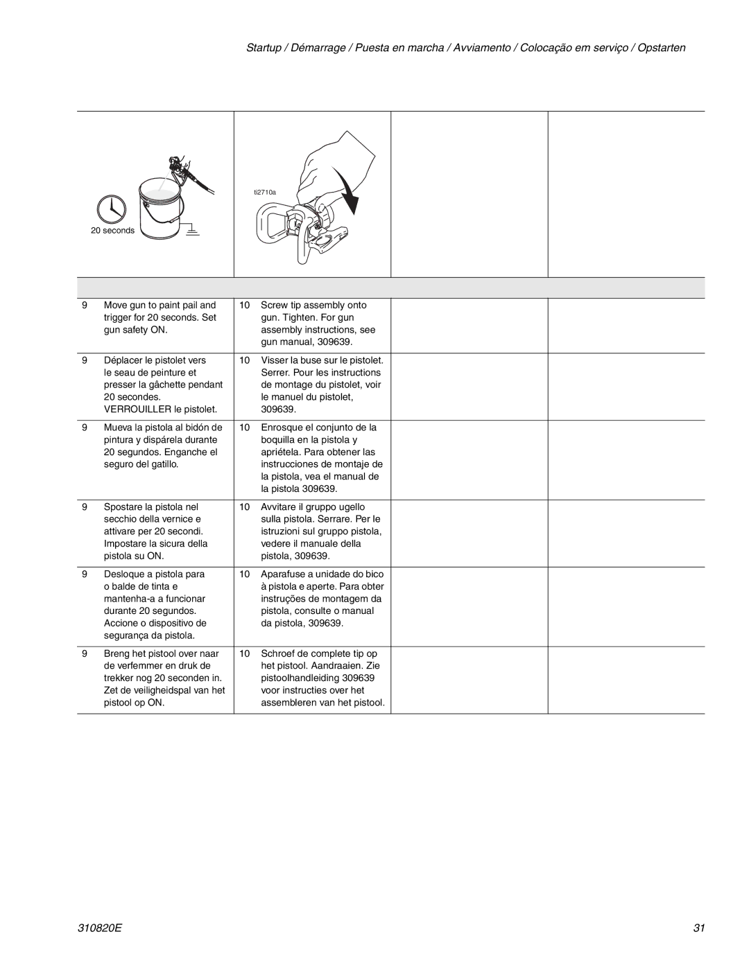 Graco Inc Hi-Boy, 310820E, ti11626a, ti11583a important safety instructions Seconds 