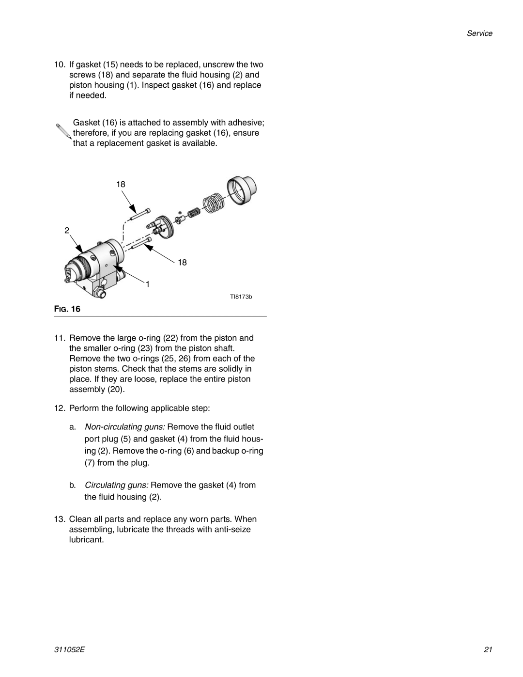 Graco Inc 288046, 311052E, 288217, G40 important safety instructions TI8173b 