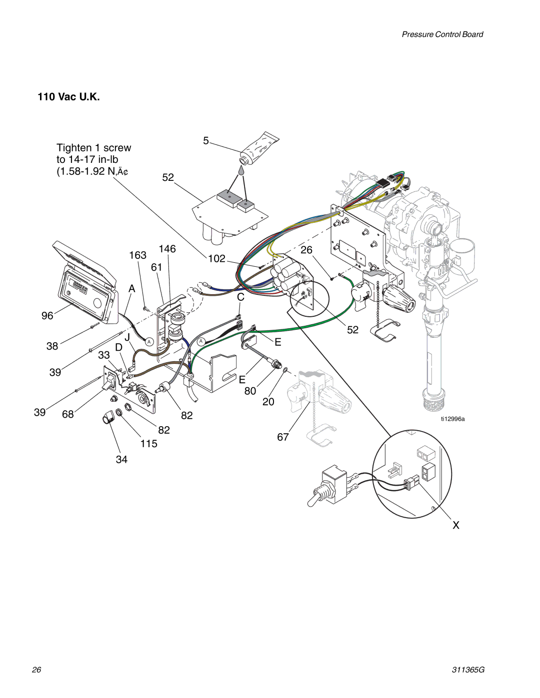 Graco Inc ti13460a, 311365G, ti13459a, ti13450a, ti13461a important safety instructions Vac U.K 