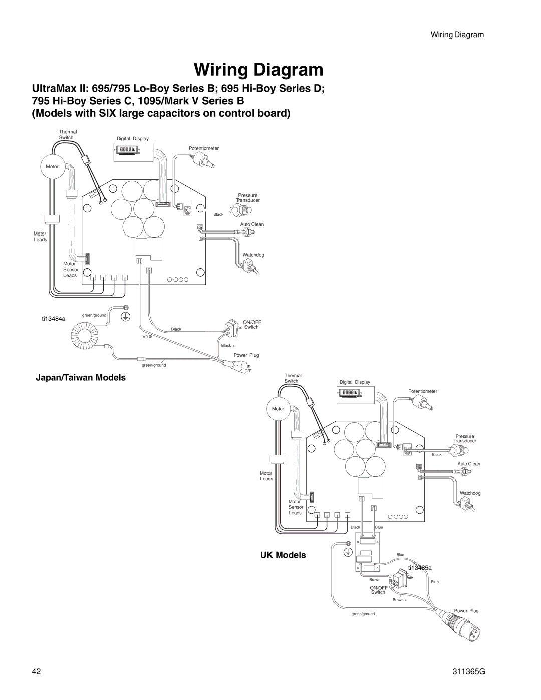 Graco Inc ti13459a, 311365G, ti13460a, ti13450a, ti13461a important safety instructions Japan/Taiwan Models 