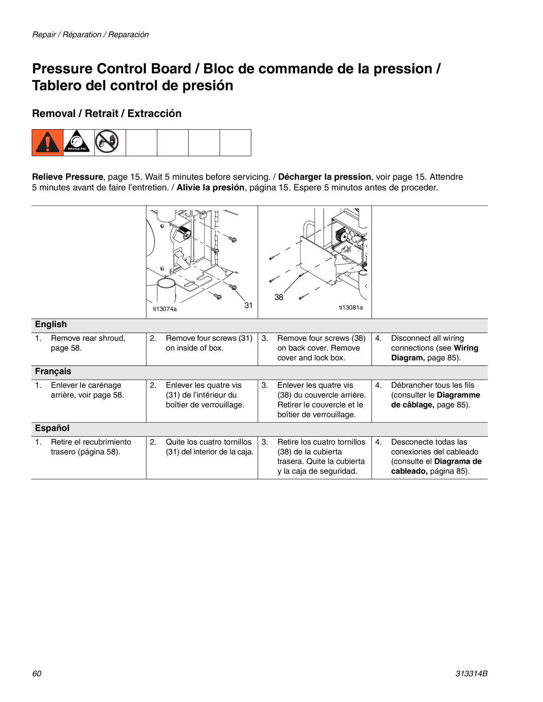 Graco Inc 313314B, 300E important safety instructions Diagram 