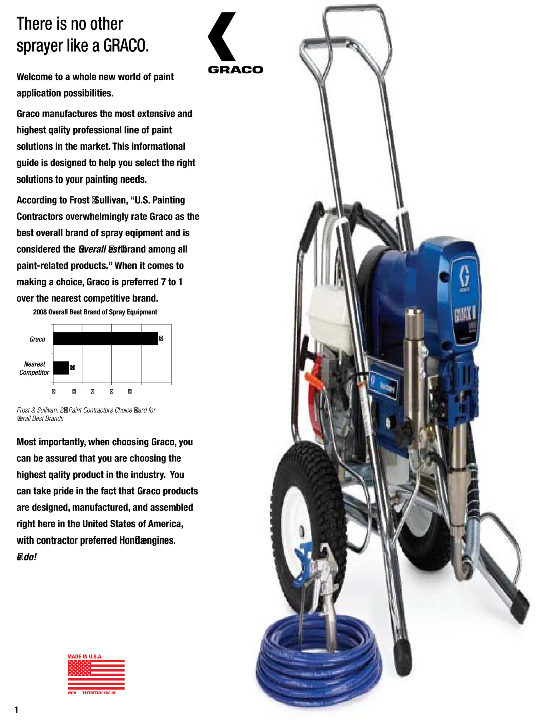 Graco Inc 130 Convertible, 337554, 230 Convertible, 200 Convertible manual There is no other sprayer like a Graco 