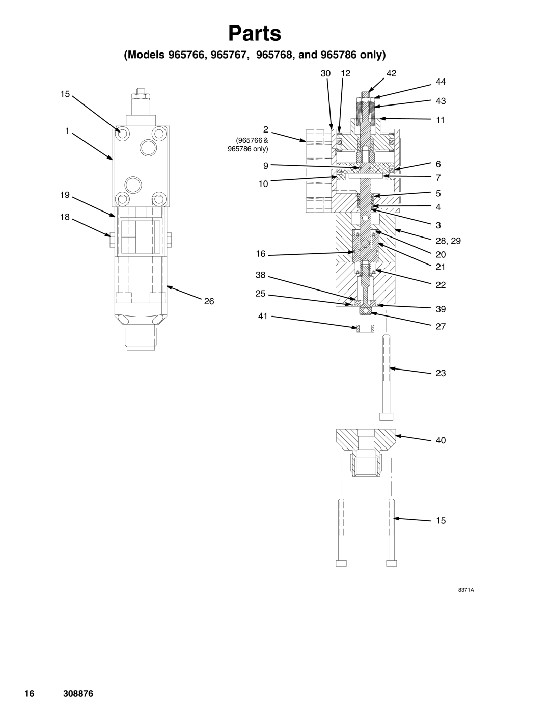 Graco Inc 243666, 965786, 965767, 308876, 965768, 965766, 243482 important safety instructions Parts 