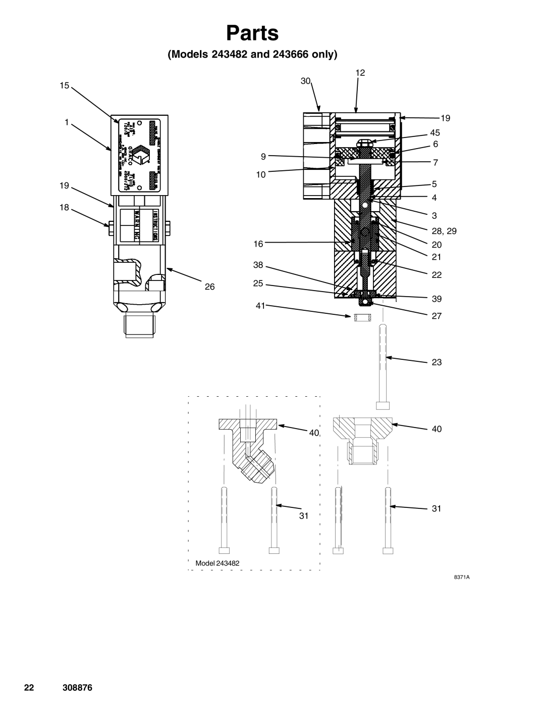 Graco Inc 965767, 965786, 243666, 308876, 965768, 965766, 243482 important safety instructions 28, 29 20 21 