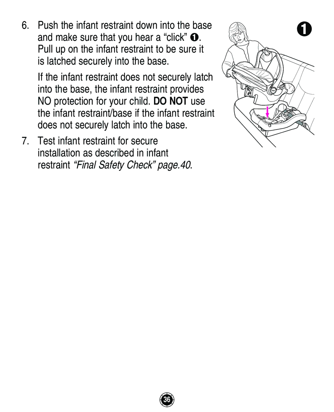 Graco Infant Restraint/Carrier manual 