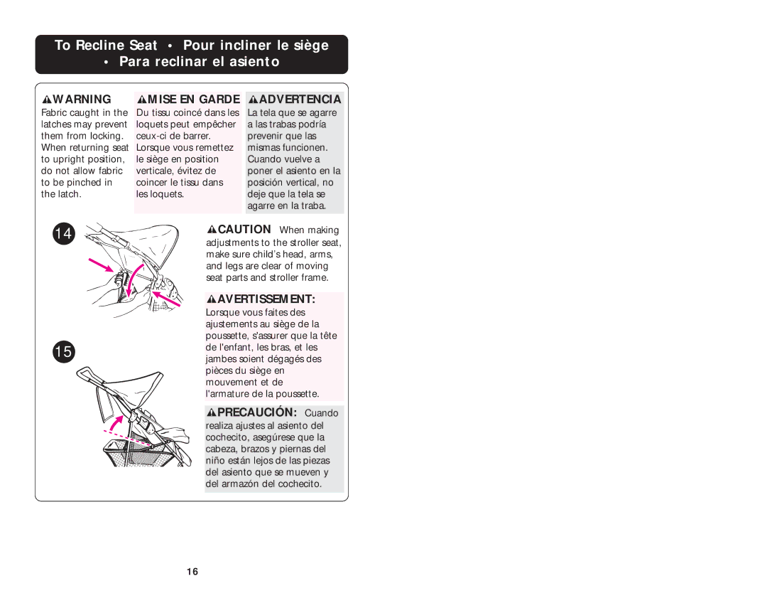 Graco ISPA003AB manual Avertissement 