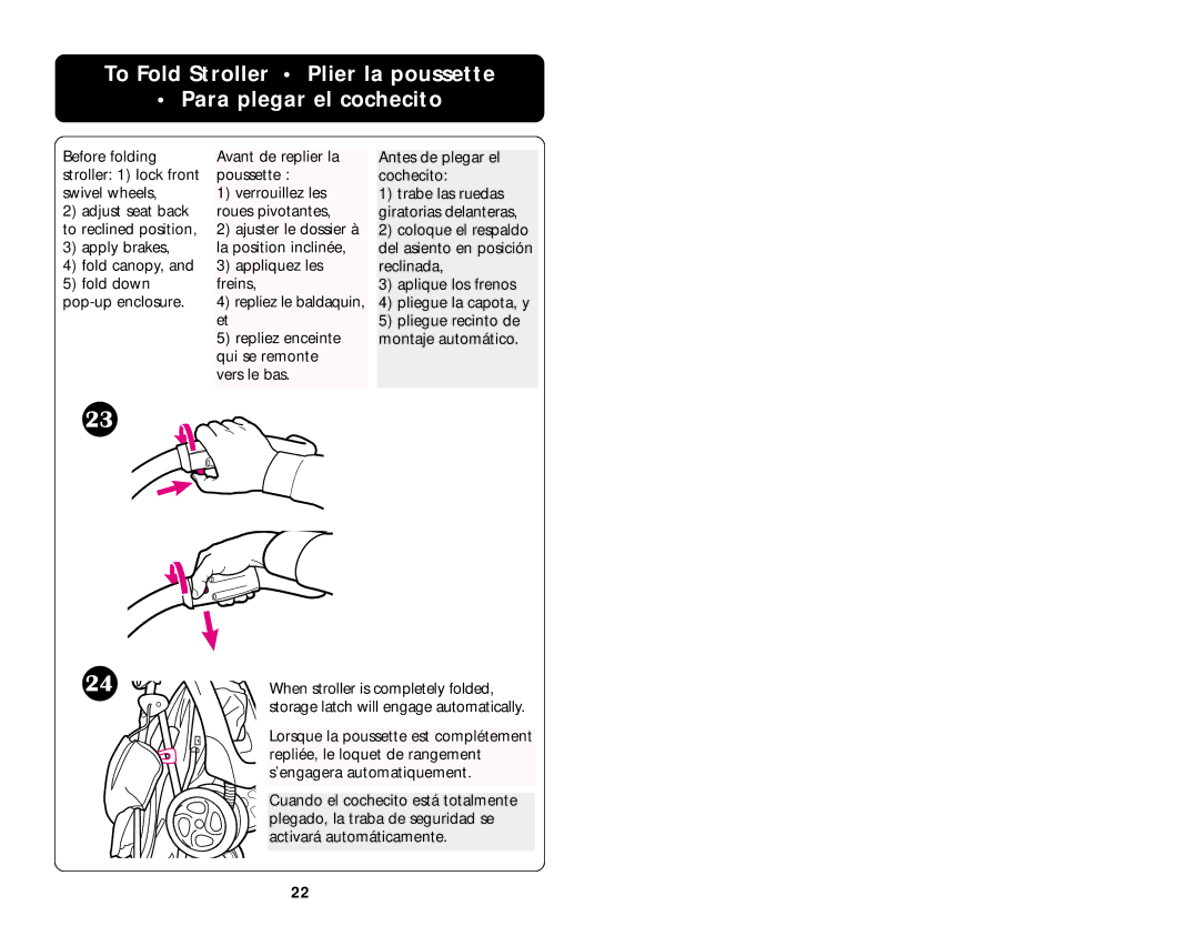 Graco ISPA005AB manual Brakes Les freins Los frenos, Mise EN Garde Advertencia 