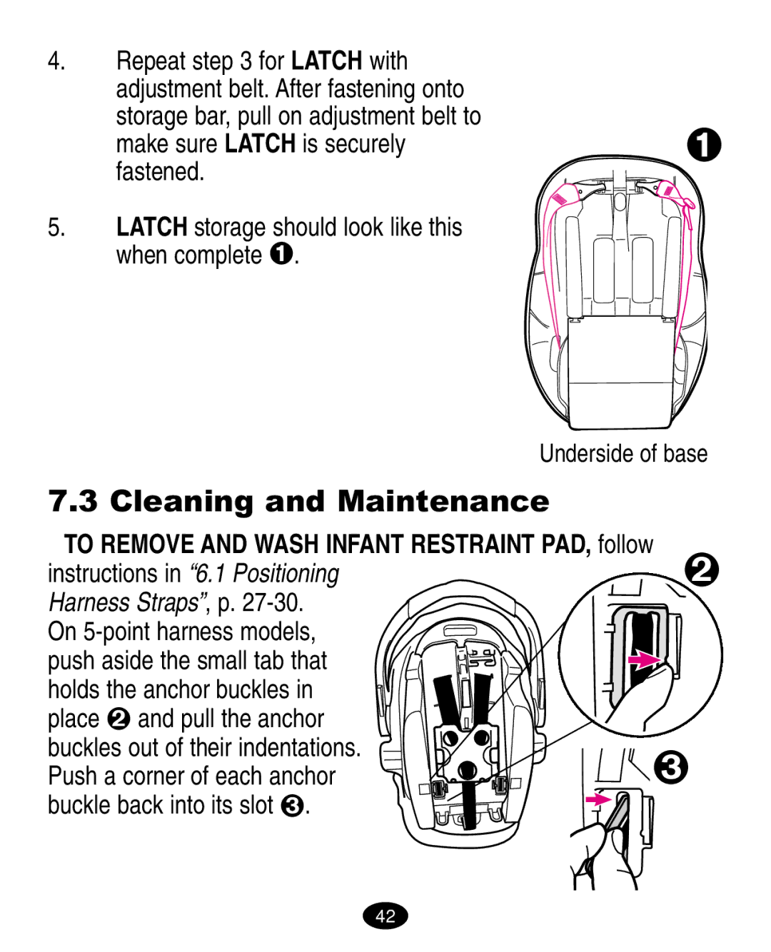 Graco ISPA010AB manual Cleaning and Maintenance, Instructions in 6.1 Positioning 