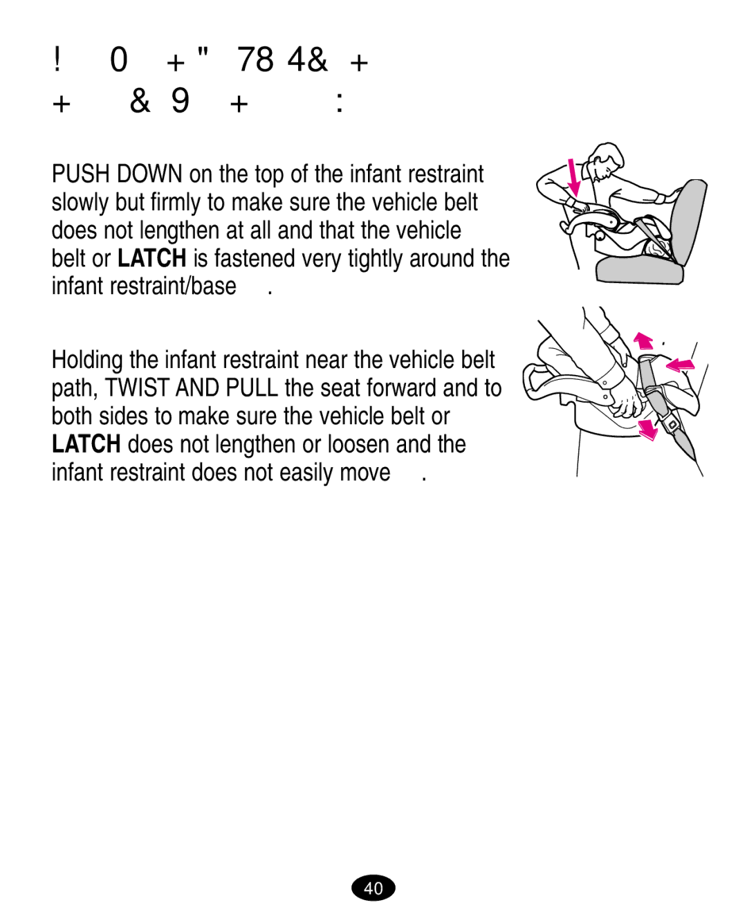 Graco ISPA020AB manual Final Safety Check Every time you drive with your child 