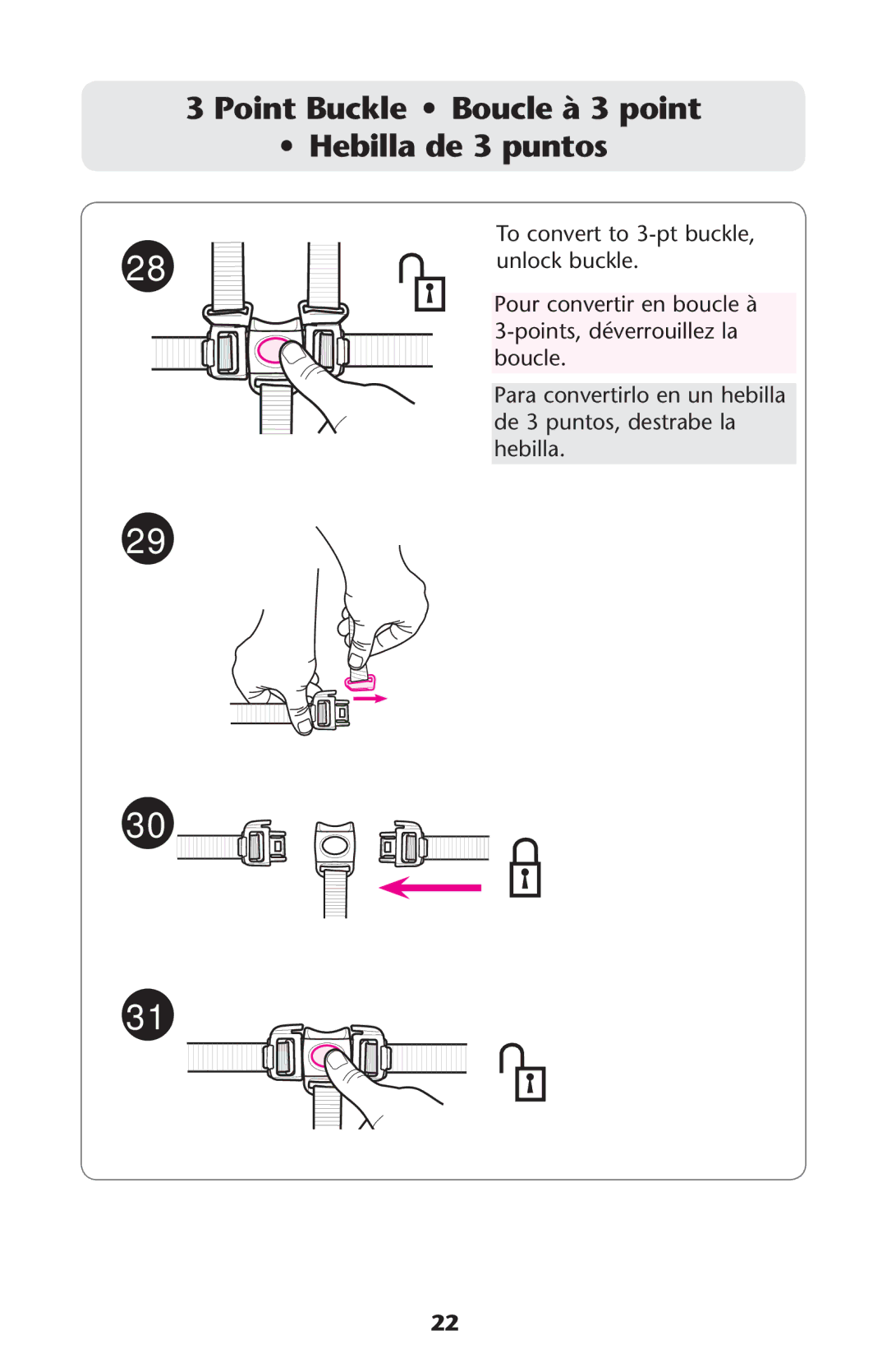 Graco ISPA067AH owner manual 0OINTIUCKLE s Oucle ÌÌPOINT Ss Ebillaide PUNTOS 