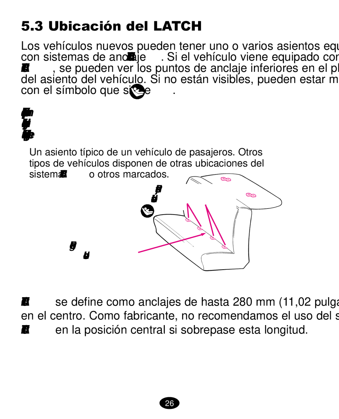 Graco ISPA108AA manual Ubicación del Latch 