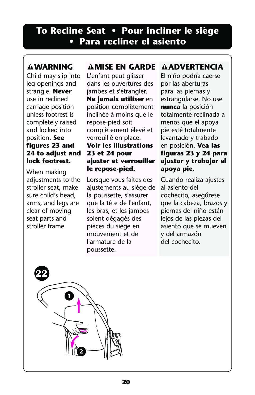 Graco ISPA108AA manual Mise EN Garde 