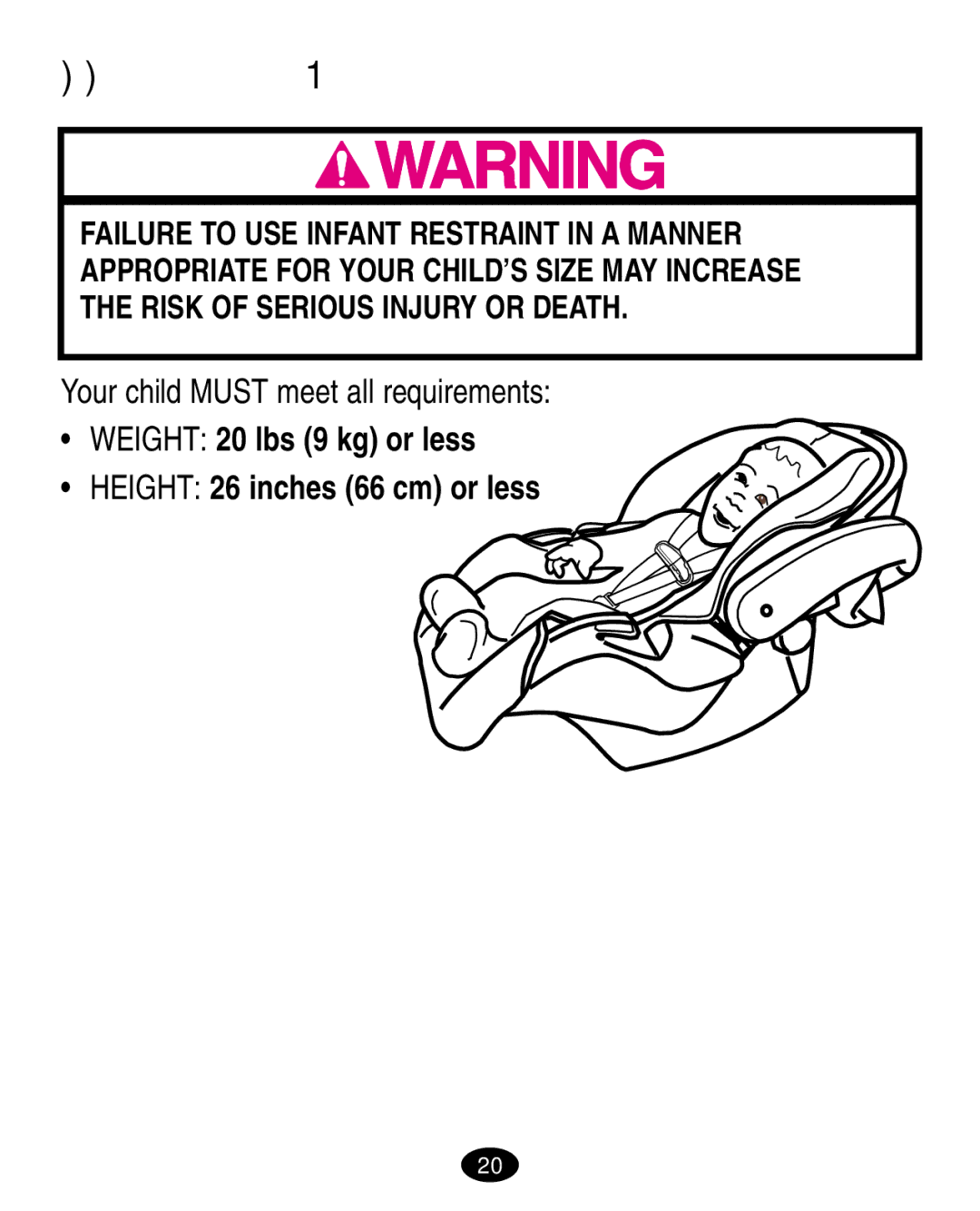 Graco ISPA108AA manual Height and Weight Limits, Your child Must meet all requirements 