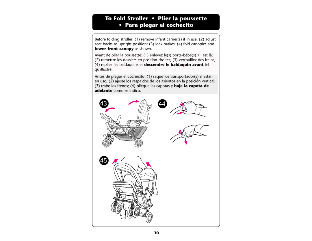 Graco ISPA109AB manual 44 š 